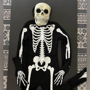 Kids Skeleton Costume Size Medium